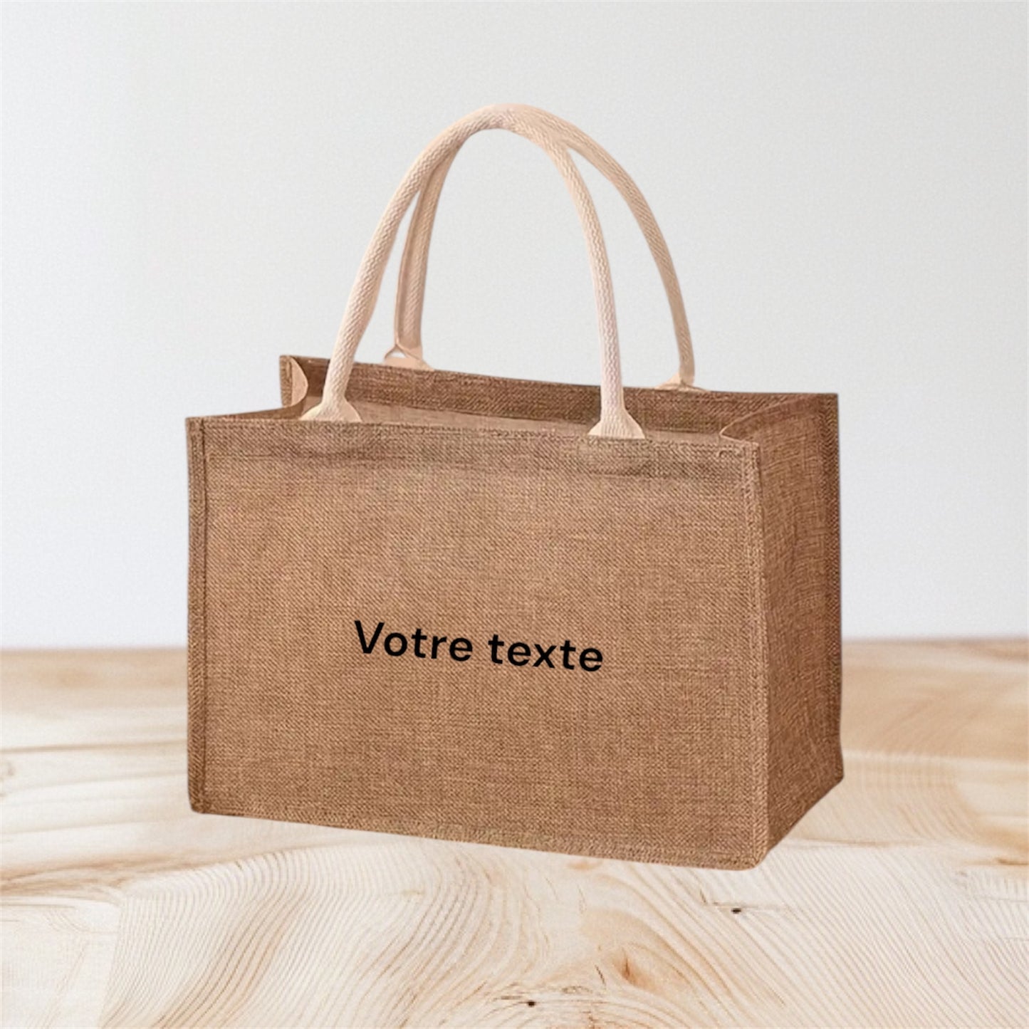 Sac en jute taille moyenne - Personnalisable