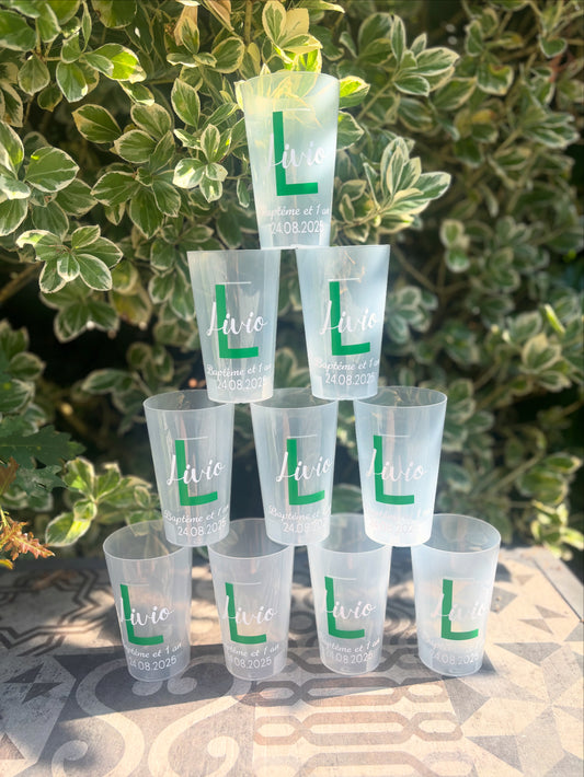 Gobelet écocup 25 cl (33cl ras bord) - Personnalisable