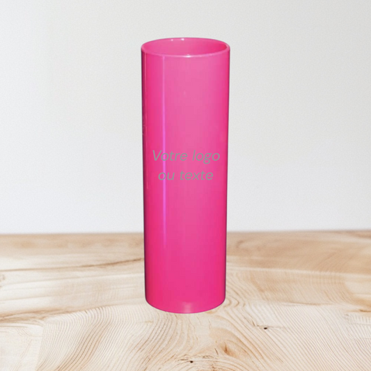 Verre tube - Personnalisable