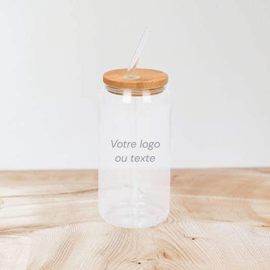 Gourde en verre - Personnalisable